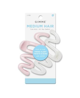Trend Alert Twists & Buns Clip - Break-Resistant Plastic, Non-Slip Firm Hold for All Hair Types