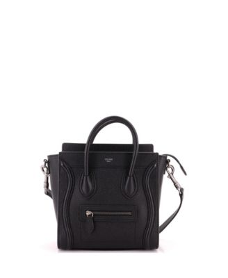Nano Luggage Bag Grainy Leather