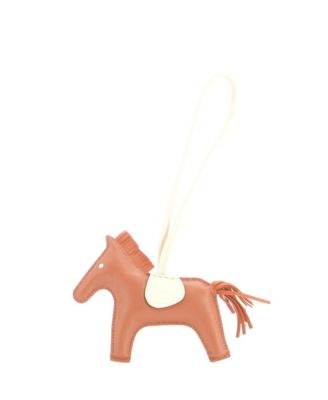 Pre-Owned Hermes MM GriGri Rodeo Bag Charm Leather
