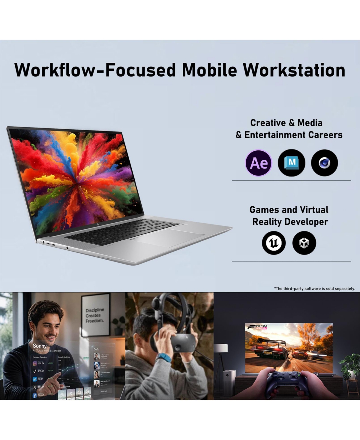 Hp ZBook Studio G11 Intel Core Ultra 7 165H 64GB Ram 16" Laptop