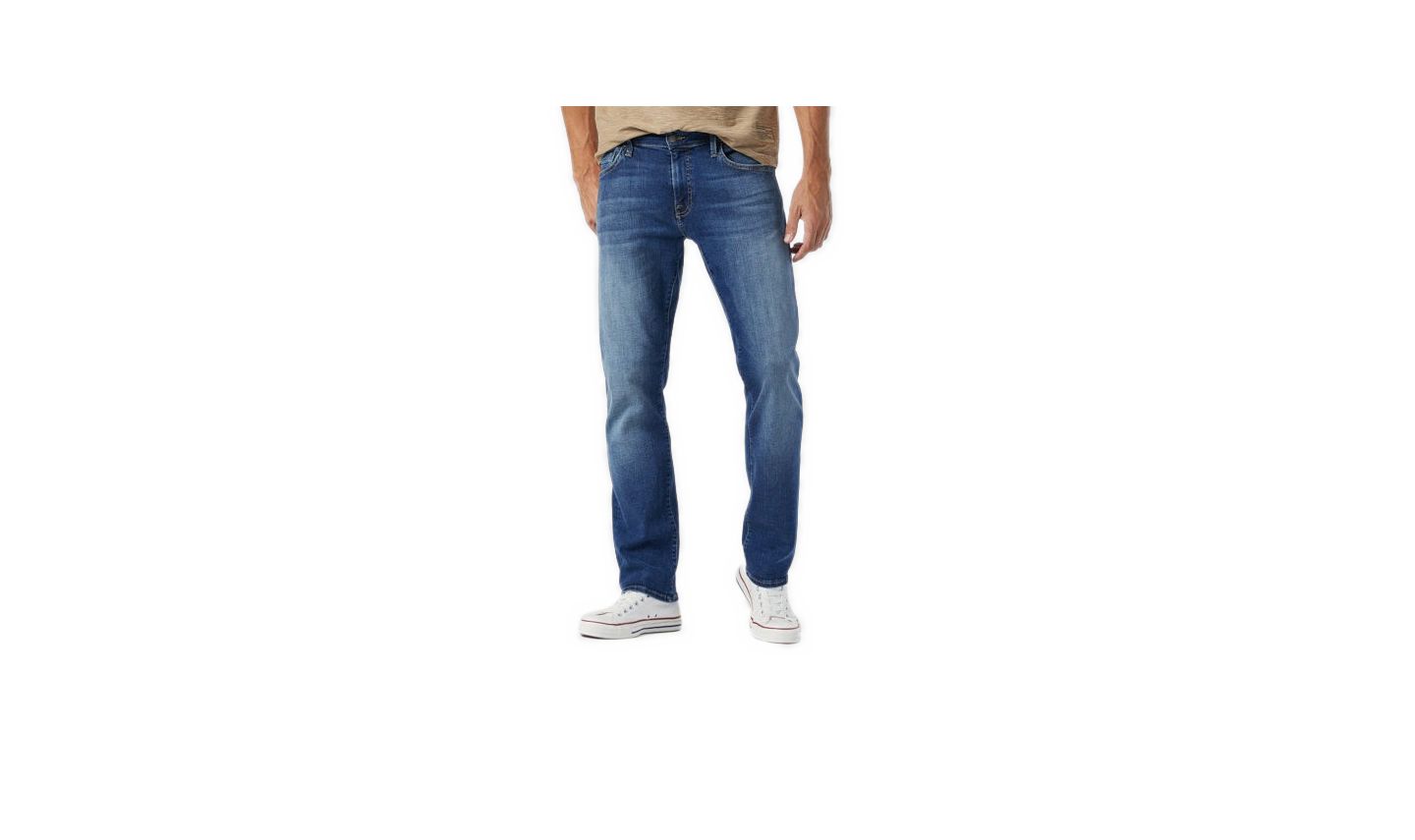 Мужские джинсы Mavi Jeans Zach Straight-Leg Stretch, цвет: Mid Brushed Organic Move — фото 1