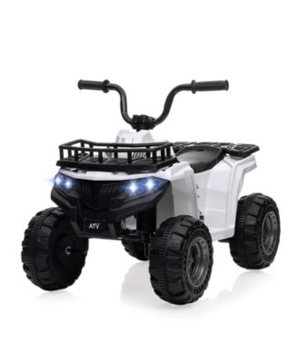 12V Kids Electric High/Low-Speed Ride-On ATV Quad with LED Lights, Ages 3-7