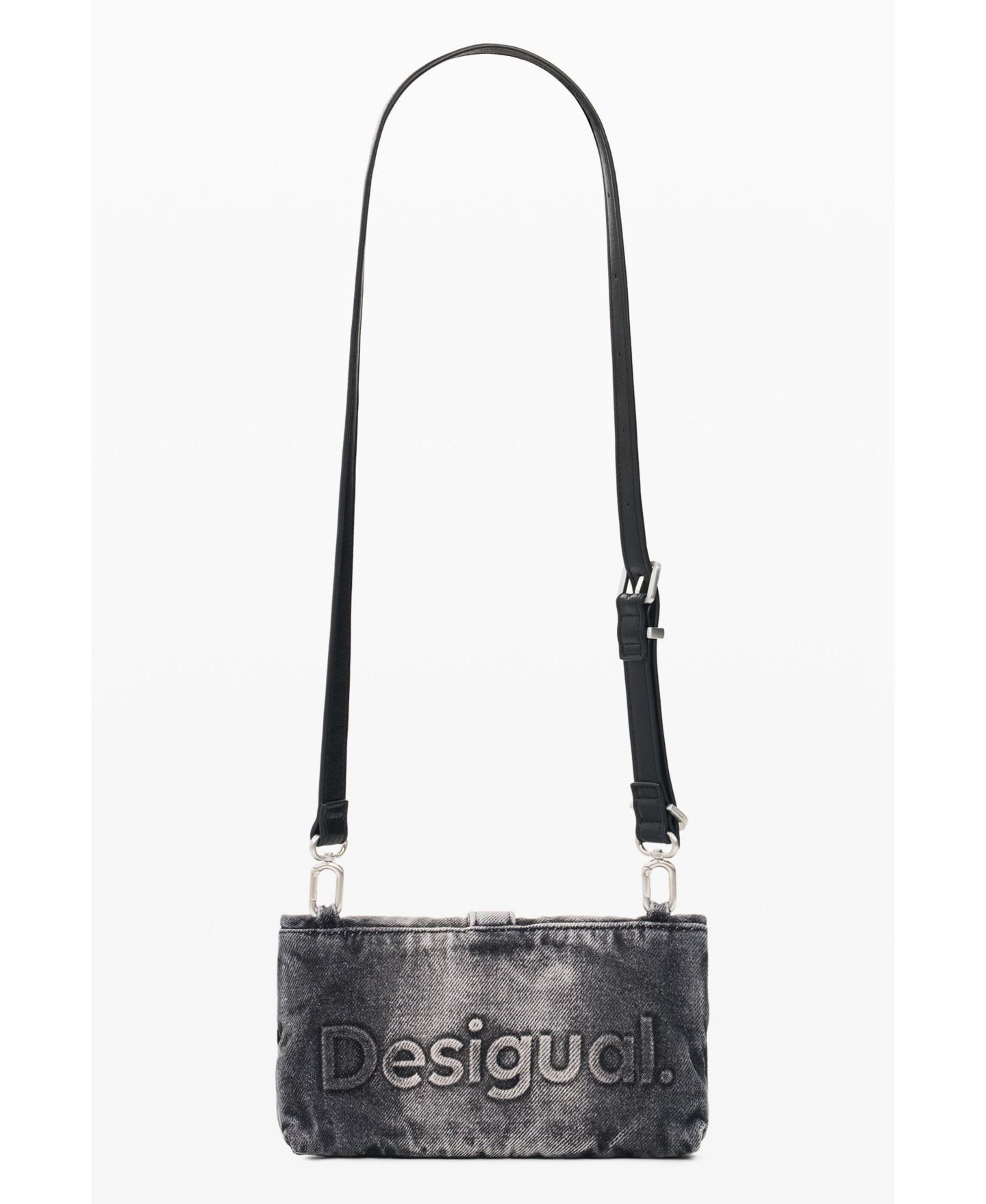 Женский кошелёк Desigual Denim Micro, цвет: Серый — фото 2