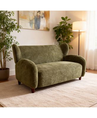 Nordic Chenille 58" Loveseat Sofa