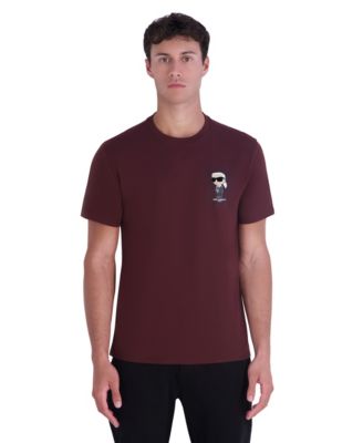 Men's Karl In Suit With Flocking Glasses Modern-Fit T-Shirt