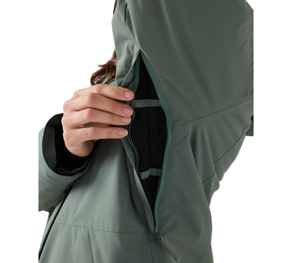 Roxy Women's Billie Hooded Zip-Up Mid-Length Jacket