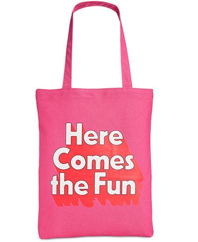 ban.do Here Comes The Fun Canvas Tote, A Macy's Exclusive Style