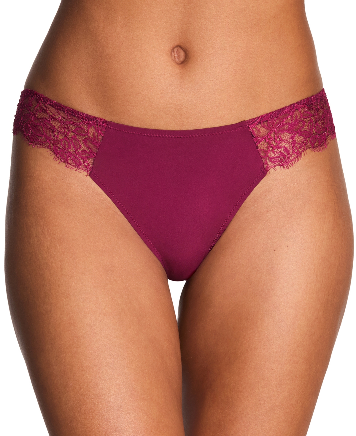 B.tempt'd By Wacoal Women's It's On Thong Underwear 972296 In Purple Potion
