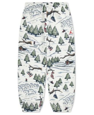 Boys' 4-20 Holiday-Printed Fleece Jogger Pants