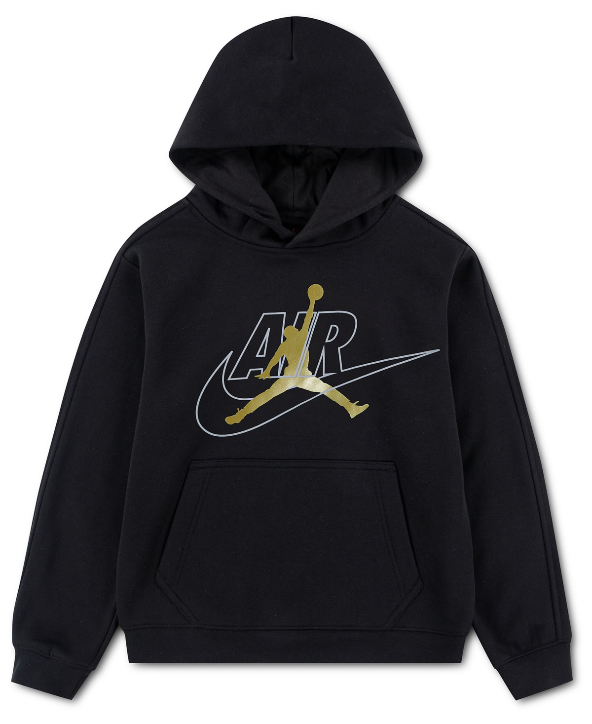 Jordan Boys' 4-20 Air Swoosh Kangaroo-Pocket Pullover Hoodie