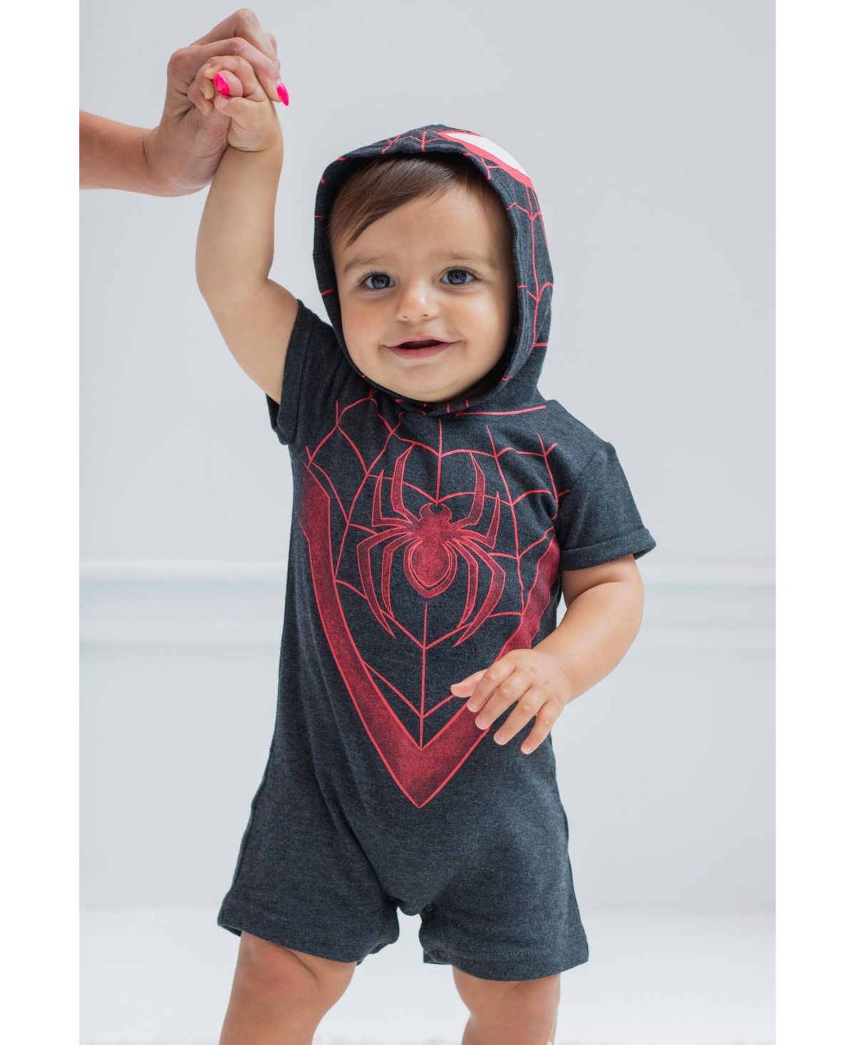 Spider-Verse Toddler Boys Spider-Man (2T-5T) Miles Morales Cosplay Romper