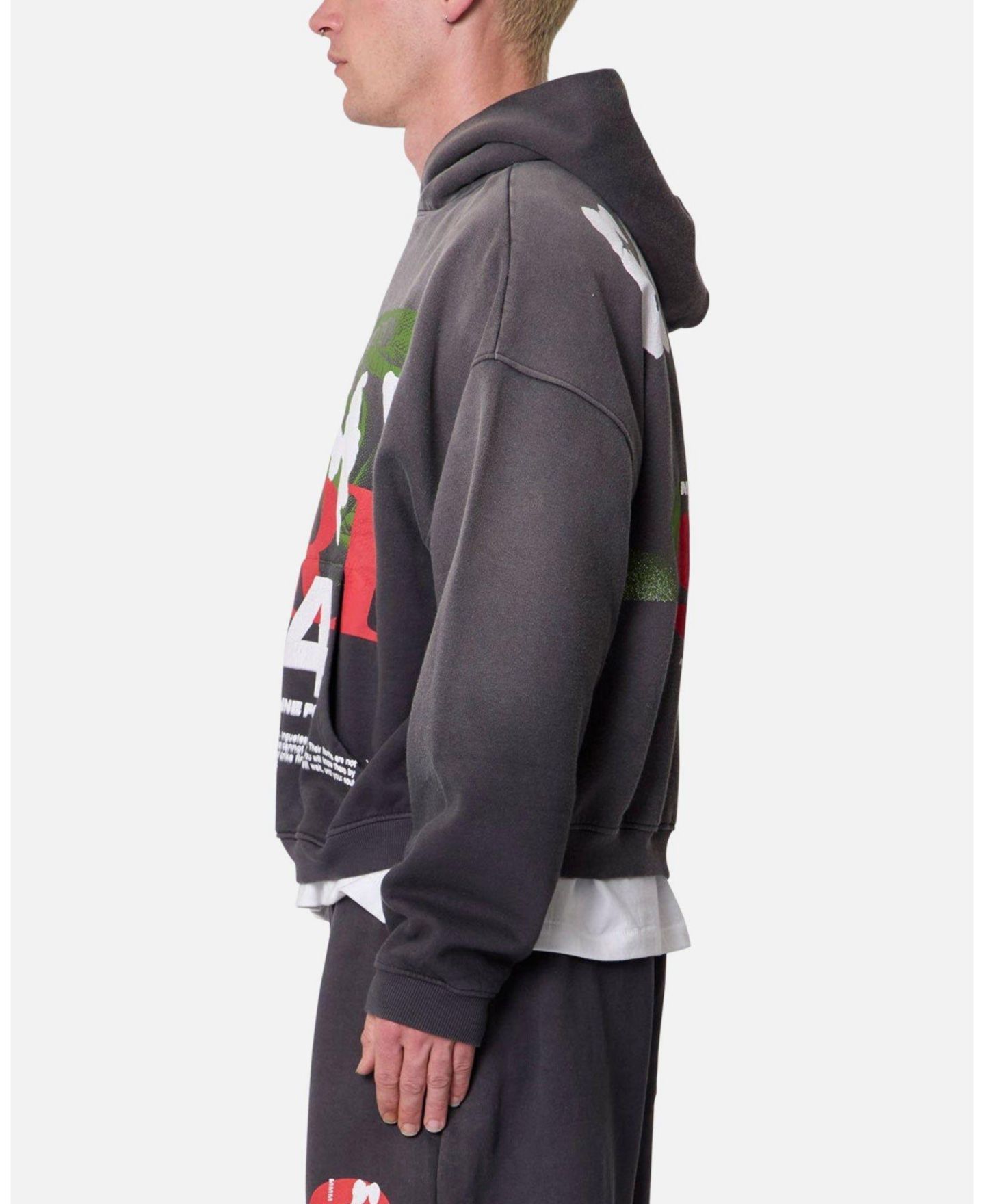 Мужское худи mnml Enemy Graphic Oversized Cropped — фото 4