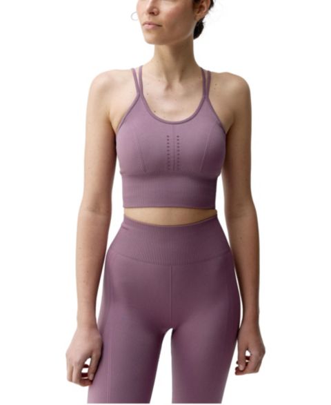 Женский топ Born Living Yoga India Medium Support Seamless Sport, цвет: Amatista