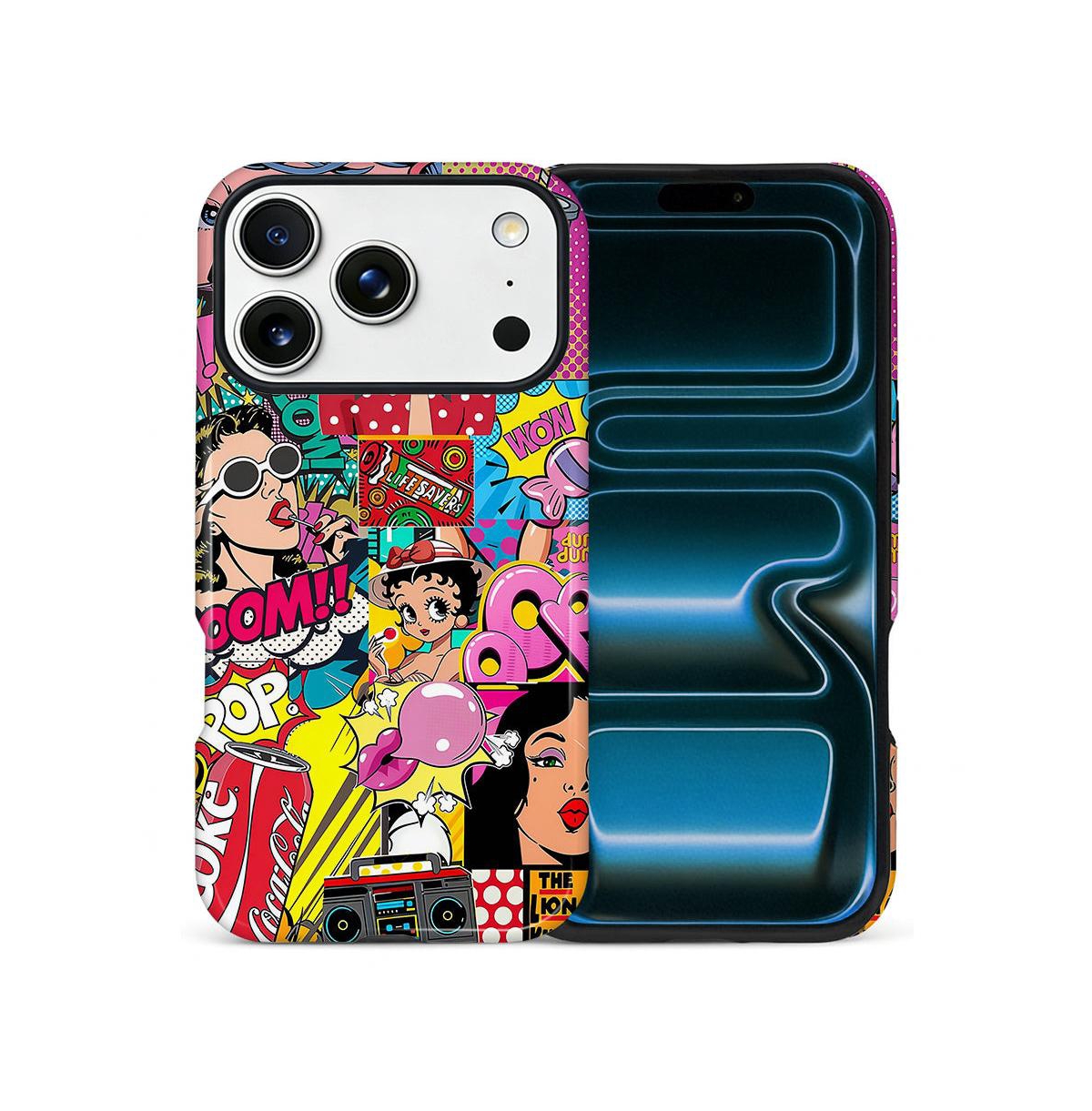 Lisen 2-Layer Phone Case Compatible with Apple iPhone - Pop girl frenzy for iphone 17 pro m