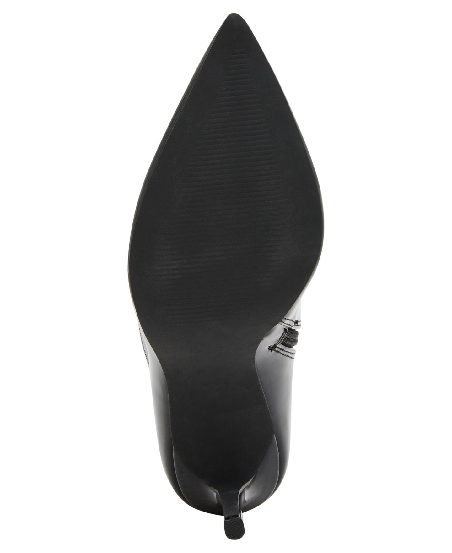 Женские ботинки Madden Girl Kraftt Stiletto Dress Booties, цвет: Чёрный лаковый — фото 5