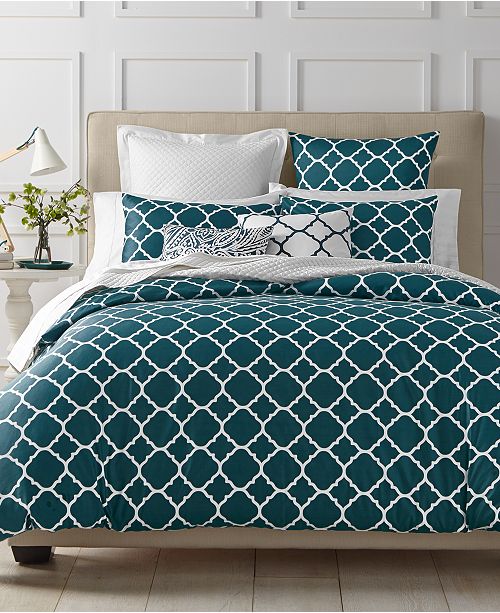 Charter Club Geometric Peacock Comforter Sets Created For Macy S