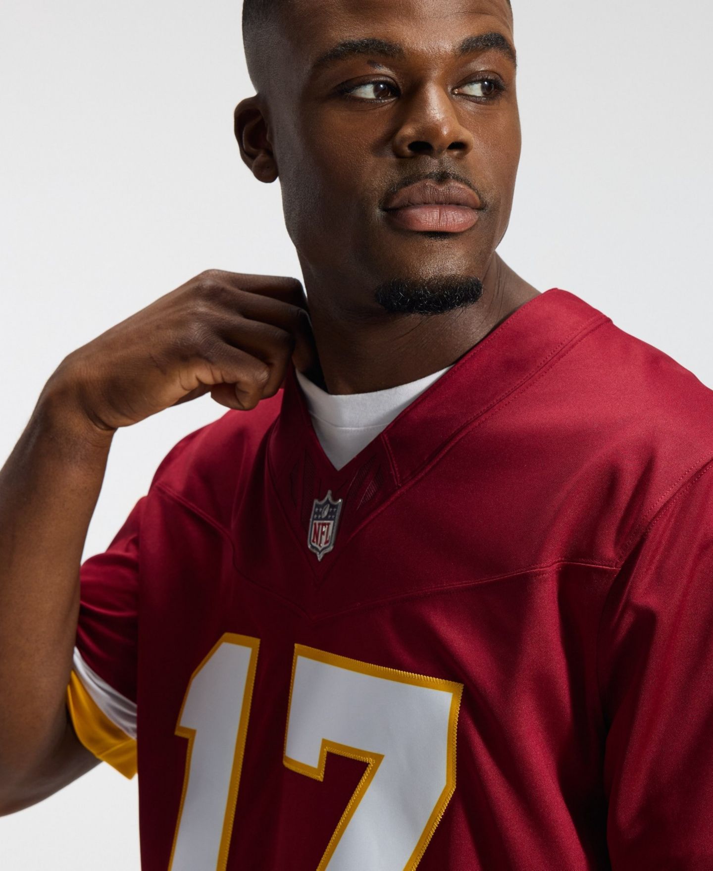 Мужской топ Nike Terry McLaurin Burgundy Washington Commanders Vapor F.U.S.E. Stitched Limited Jersey — фото 9