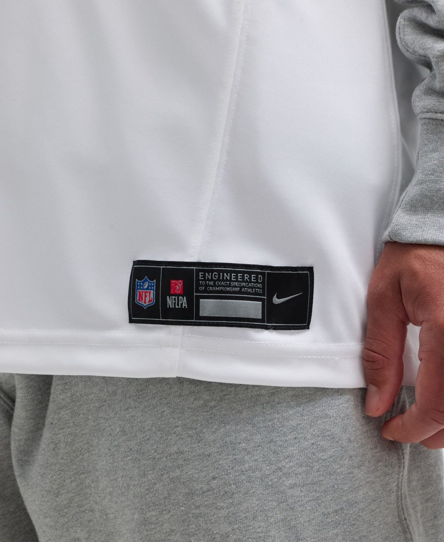 Мужское джерси Nike Jahmyr Gibbs Detroit Lions Vapor F.U.S.E. Limited, White — фото 7
