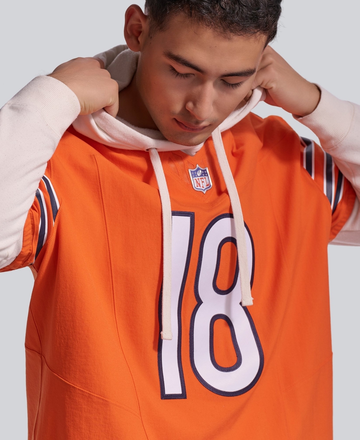 Nike Men's Caleb Williams Orange Chicago Bears Alternate Vapor F.u.s.e. Elite Jersey