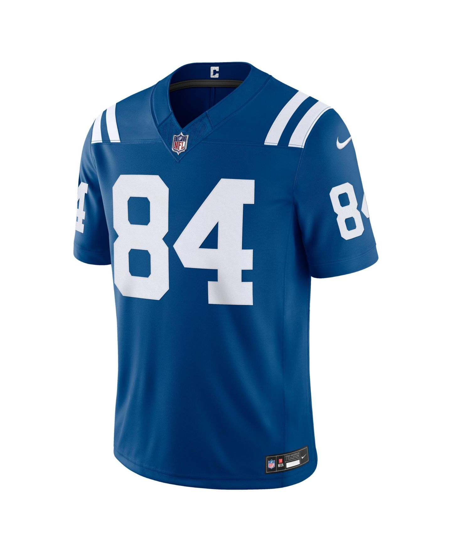 Мужской топ Nike Tyler Warren Royal Indianapolis Colts Vapor F.U.S.E. Stitched Limited Jersey — фото 8