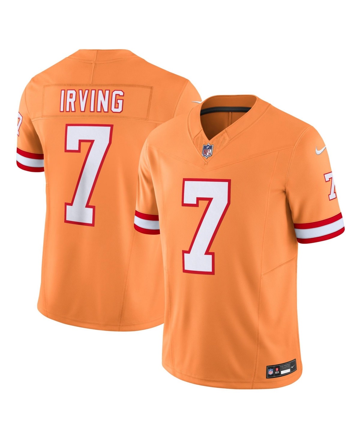 Nike Men's Bucky Irving Orange Tampa Bay Buccaneers Alternate 2 Throwback Vapor F.u.s.e. Limited Jersey