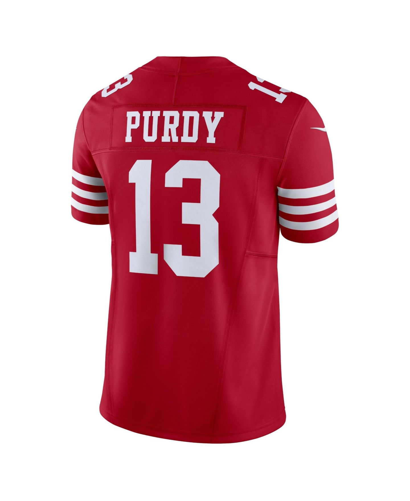Мужской топ Nike Brock Purdy San Francisco 49ers Vapor F.U.S.E. Limited Jersey, цвет: Алый — фото 3