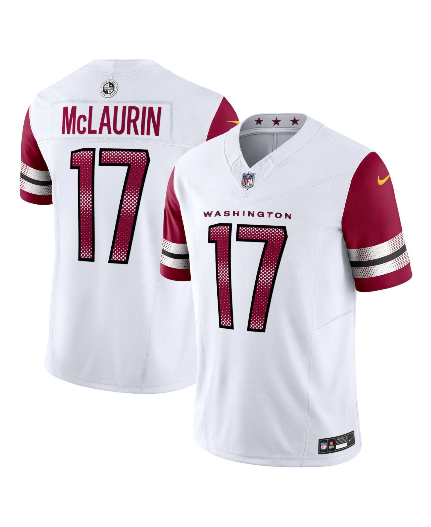Мужской топ Nike Terry McLaurin Washington Commanders Vapor F.U.S.E. Limited Jersey, цвет: Белый — фото 1