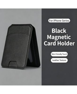 MagSafe Magnetic Leather Card Holder for Apple Series 12-17 Models
