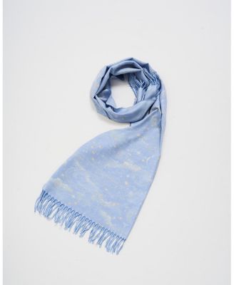 Women's Zodiac Long Fringed Scarf
