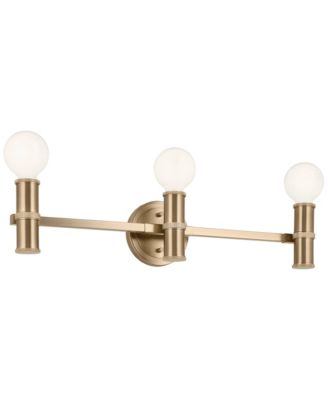 Torche 24 1/4"W Champagne 3-Light Bath Light