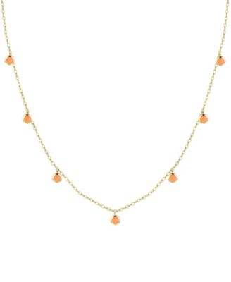 Dew Drops Necklace with Lab Grown Opal