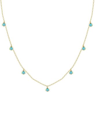 Dew Drops Necklace with Lab Grown Opal