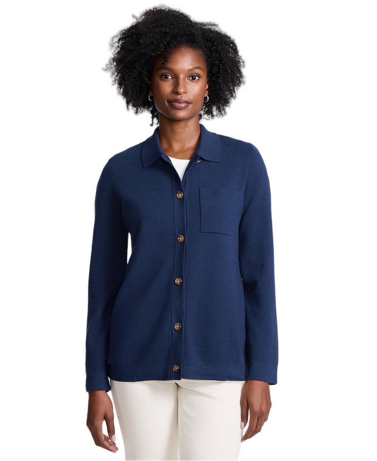 Lands' End Women's Drifter Barn Jacket Sweater
