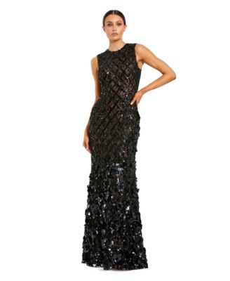 Women's Sequin Lace Mermaid Gown