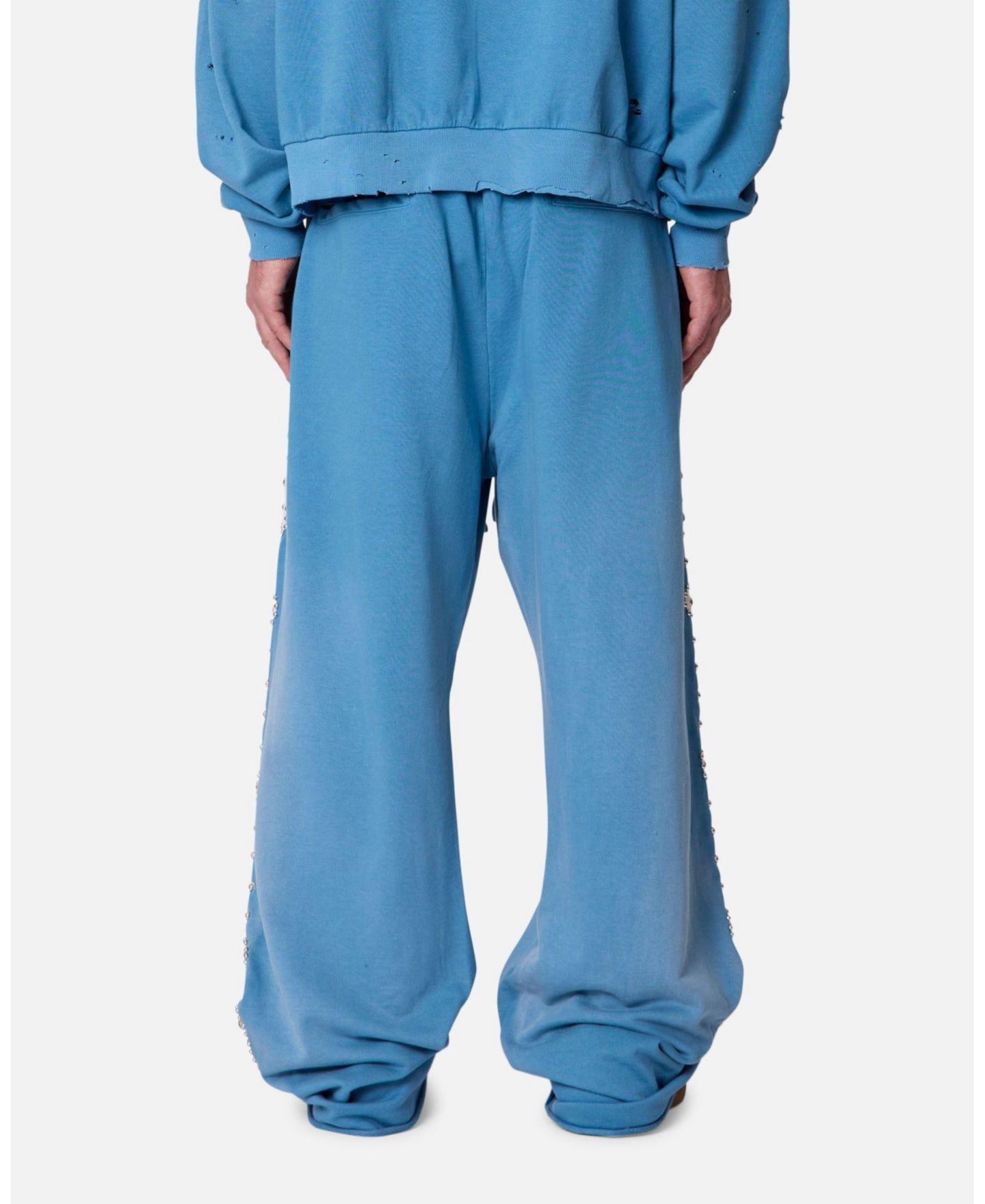 Мужские брюки mnml Mojave Oversized-Fit Baggy Leg Sweatpants, цвет: Синий — фото 4