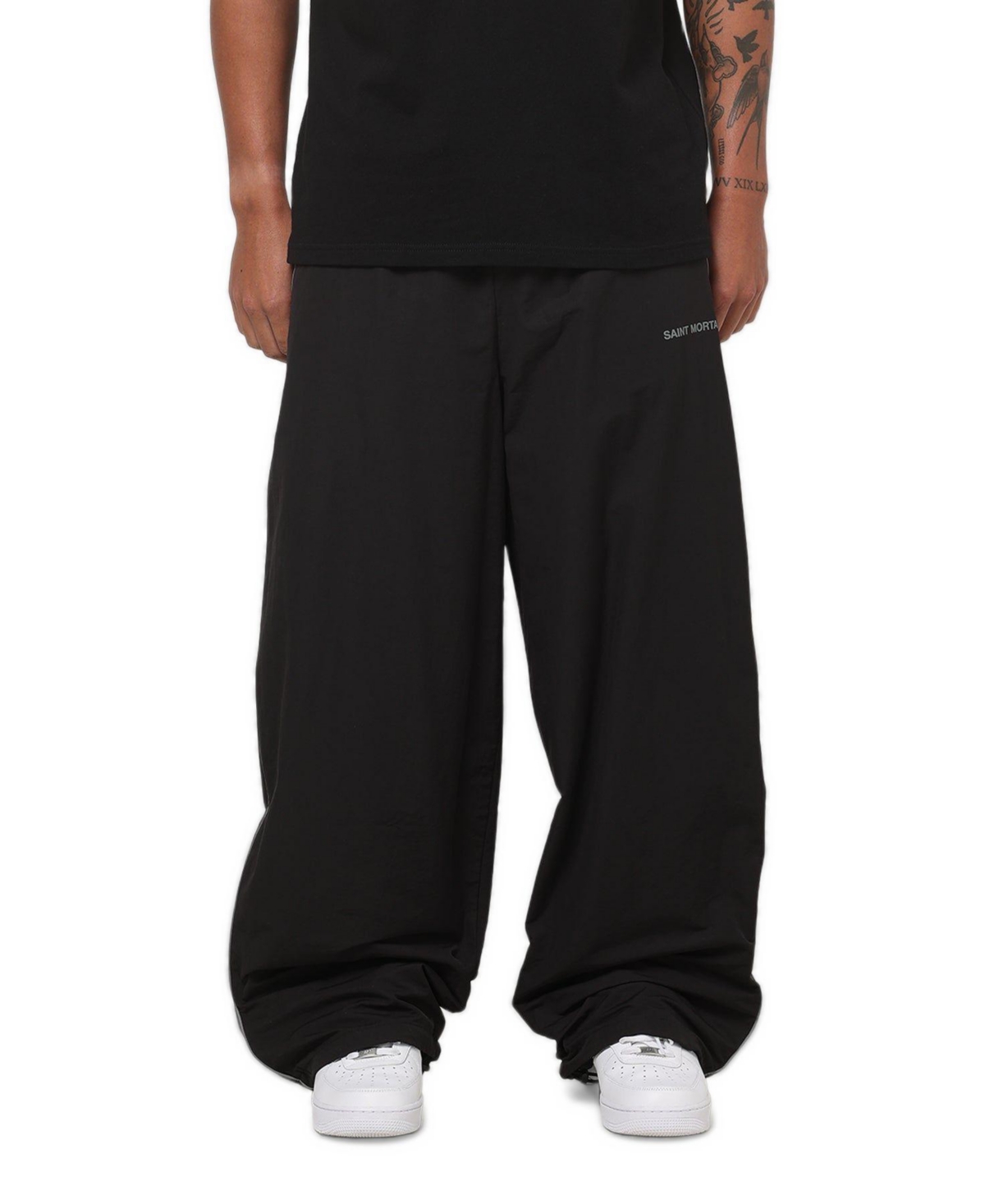 Saint Morta Men's Oversized Fit Wide-Leg Athletic Training Pants