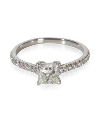 0.74 ct Princess Diamond Novo Engagement Ring