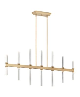 Sycara 48 1/4" Wide Champagne  LED Linear Chandelier