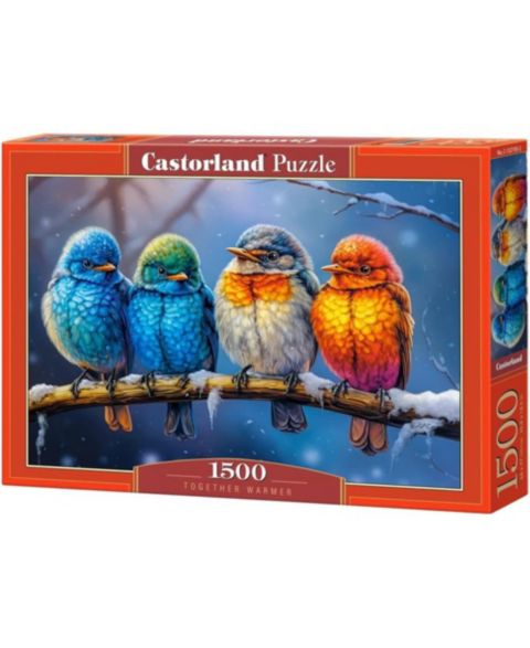 Детский пазл Castorland Together Warmer 1500-Piece Jigsaw Puzzle, Ages 14+, цвет: Разноцветный