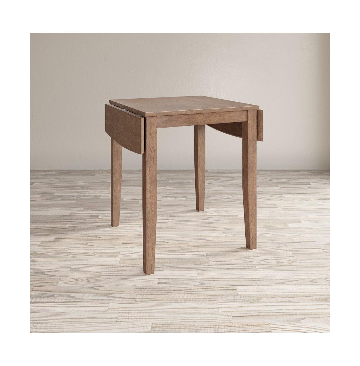 Jofran Eastern Tides Coastal Wire-Brushed Acacia Drop-Leaf Counter Height Dining Table