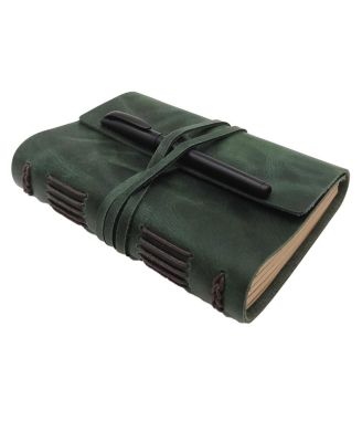 Genuine Leather Journal Notebook Lined Pages Multipurpose Travel Writing Diary Gift