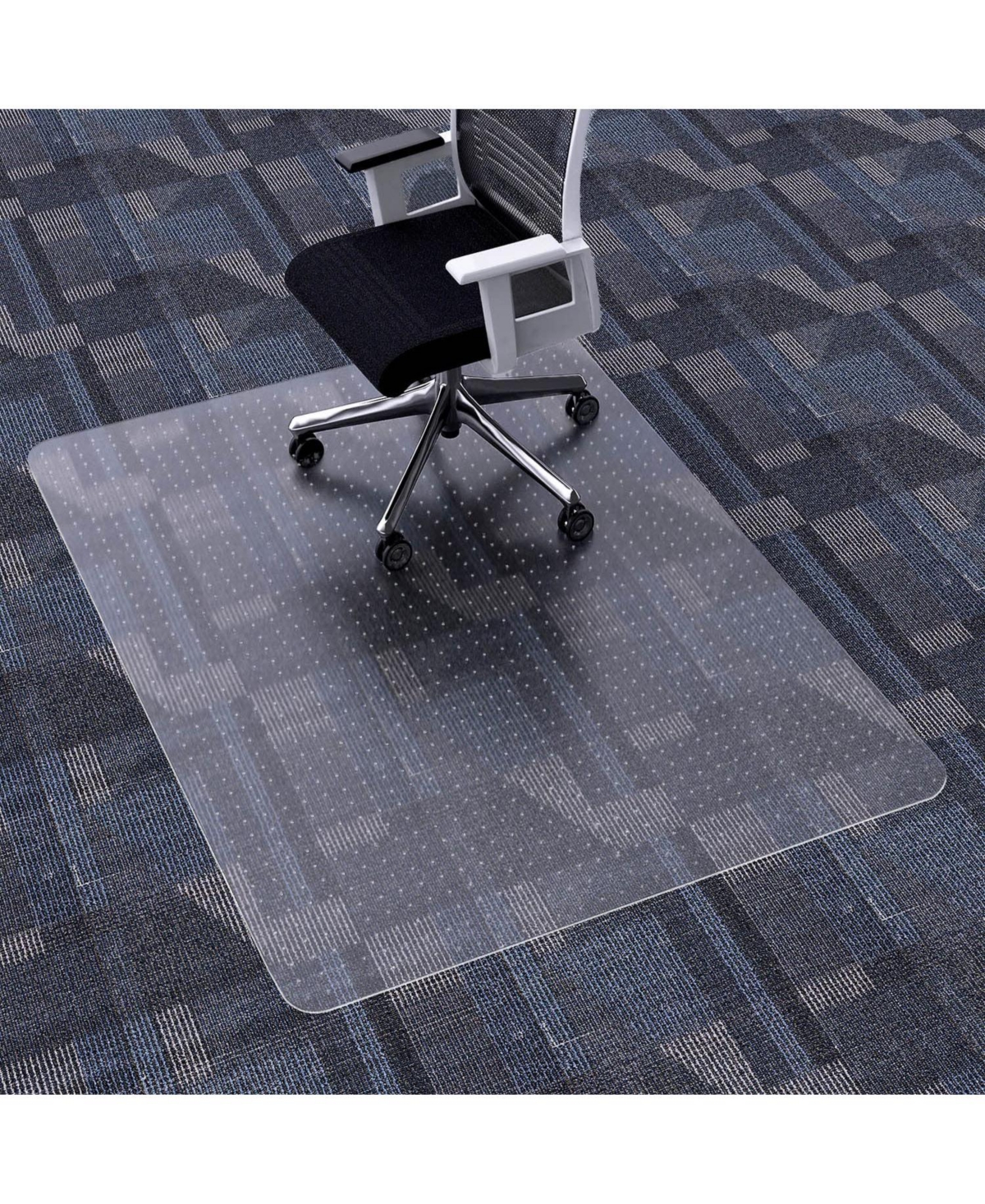 Danrong Office Home Chair Mat Hard Floor Protector Smooth Rolling Durable Easy Clean