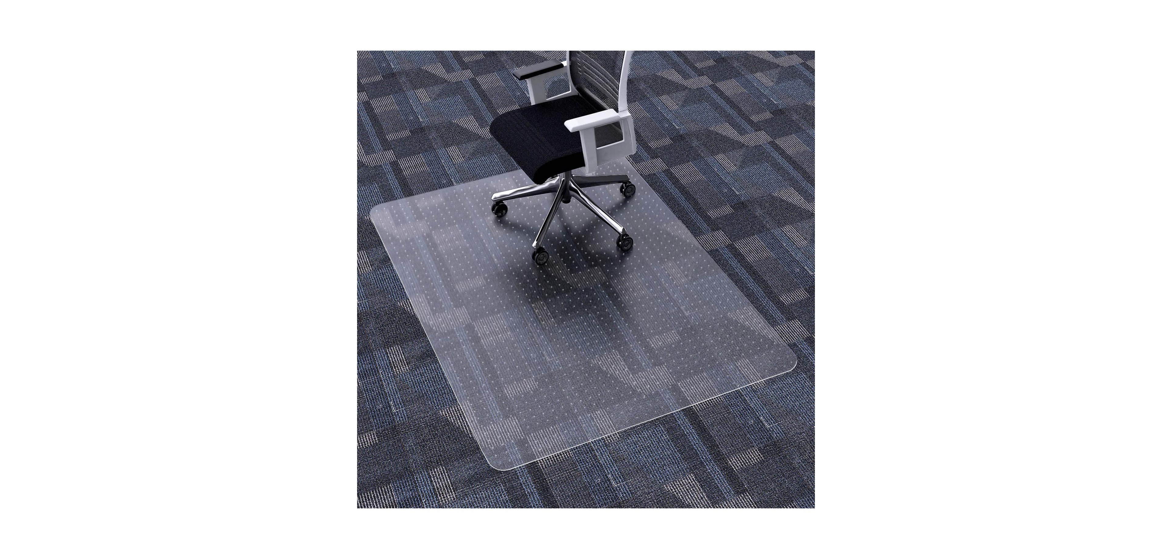 Danrong Office Home Chair Mat Hard Floor Protector Smooth Rolling Durable Easy Clean