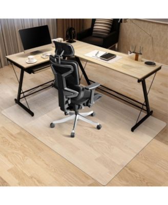 Transparent Carpet Chair Mat Easy Glide Durable Easy Clean Studded Grip