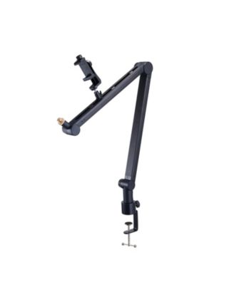 360-Degree Rotatable Adjustable Aluminum Microphone Boom Arm [Compatible with Studio Microphones]