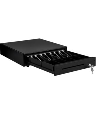 13" Cash Register Drawer with 4 Bill and 5 Coin Trays, 12V