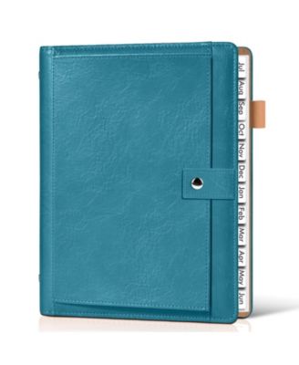 Academic Weekly Monthly Planner Hardcover Leather Organizer For Students Teachers