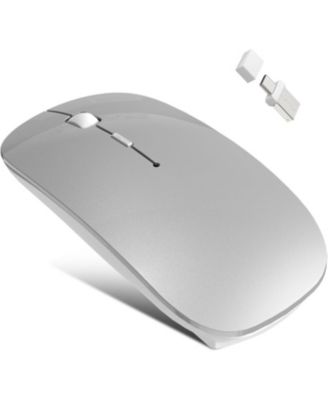 Rechargeable Dual-Mode Wireless Jiggler Mouse for Laptops, Tablets, iPhones and Desktop Computers