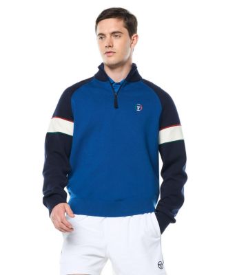 Men's Tricolore Quater-Zip Sweater