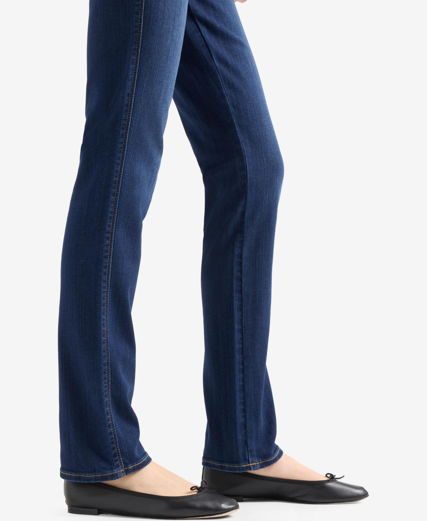 Женские джинсы 7 For All Mankind Kimmie Mid-Rise Straight-Leg, цвет: Milford — фото 3